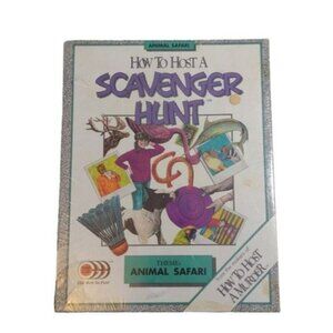 How to Host a Scavenger Hunt Family game - Animal Safari Traveler New Sealed